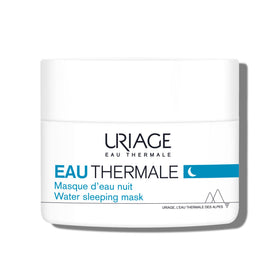 URIAGE Water Sleeping Mask with silky gel texture delivering instant hydration for refreshed skin.