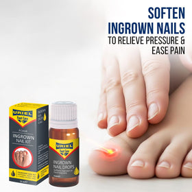 URIEL ingrown treatment drops soften nail and surrounding skin