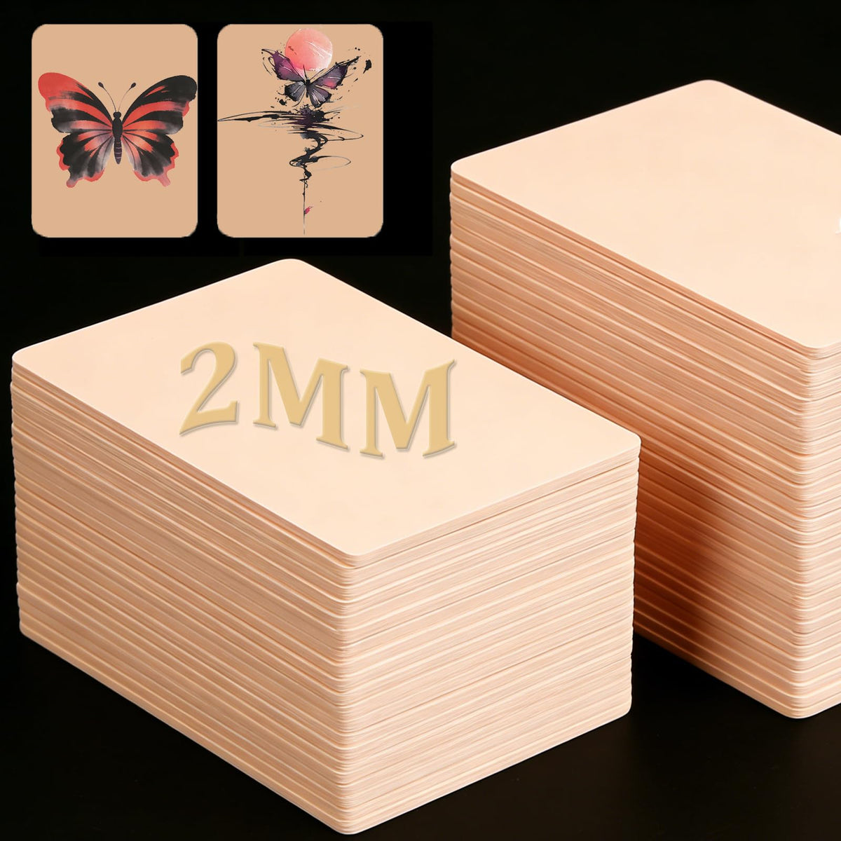 Urknall tattoo skin 2mm double-sided surface ideal for depth control practice.