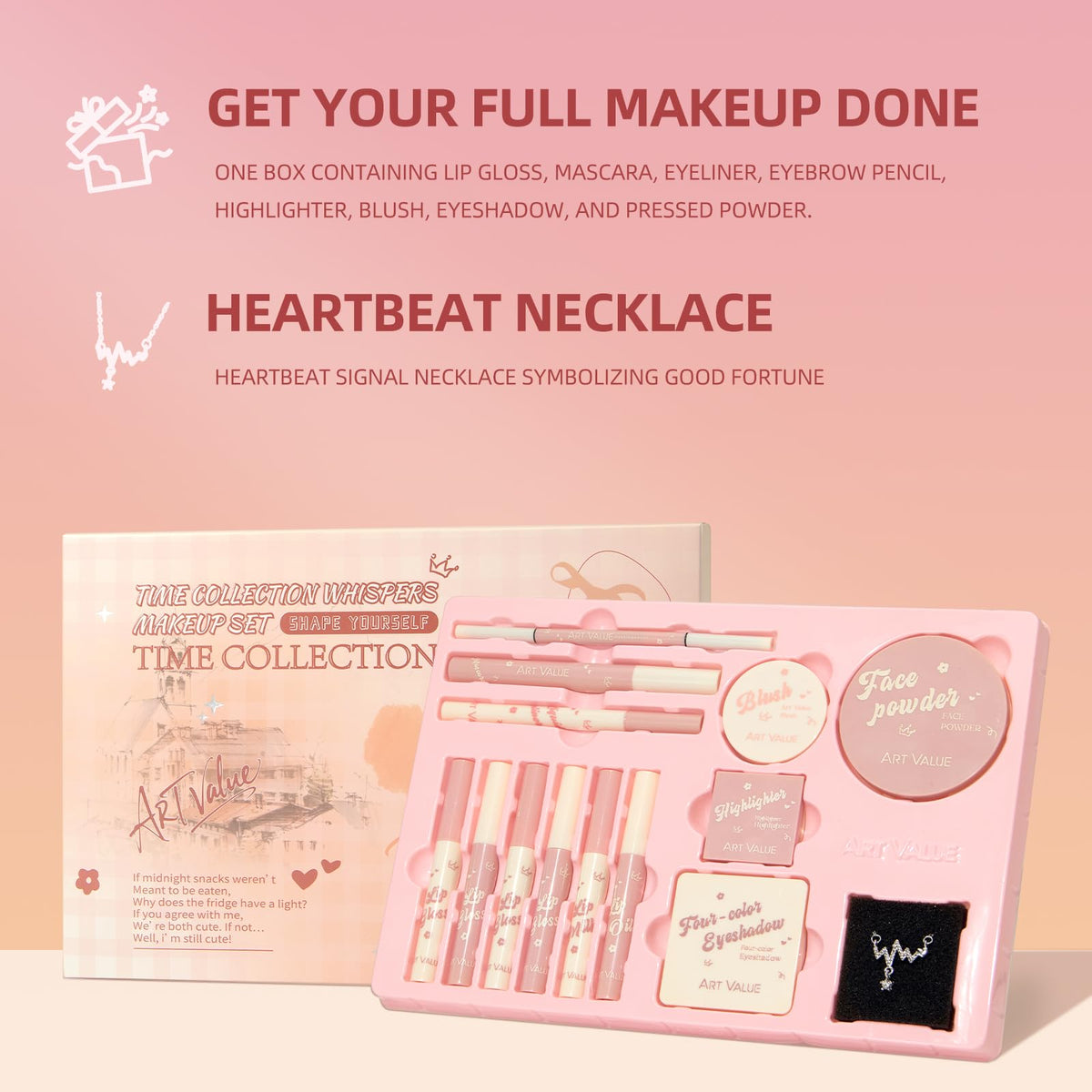 URQT four-color eyeshadow palette for natural to romantic looks
