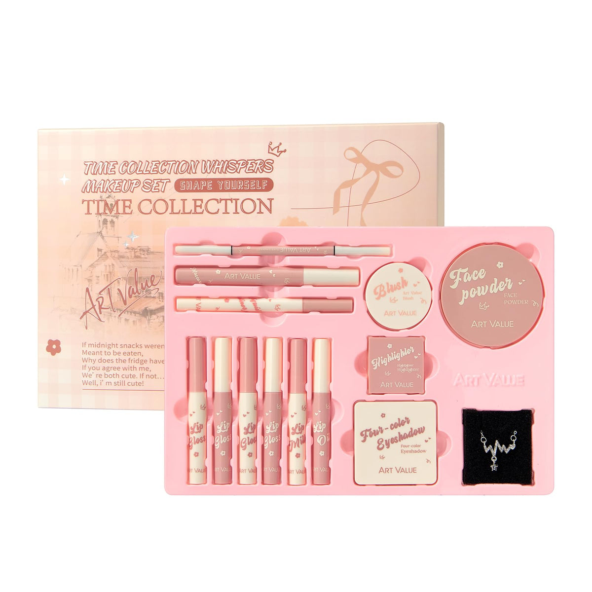 URQT lip gloss on the set adds shine for everyday lips