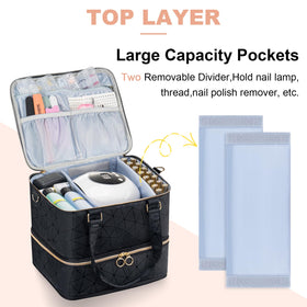 Lower layer grid of the Uross bag keeps bottles upright and protected
