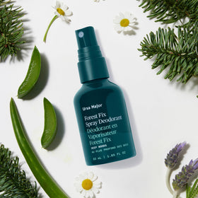 Ursa Major Forest Fix label design emphasizes vegan and cruelty-free credentials