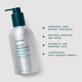 Ursa Major Go Easy bottle side view showing compact daily use
