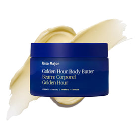 Ursa Major Golden Hour Butter texture close-up showing rich hydration without greasiness