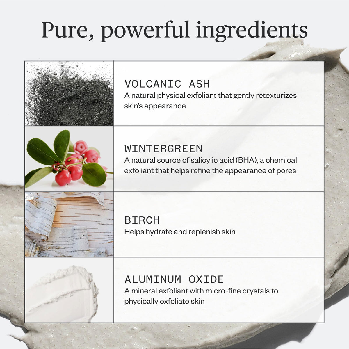 Ursa Major Green Slate Mineral Polish demonstrates pore refinement during application