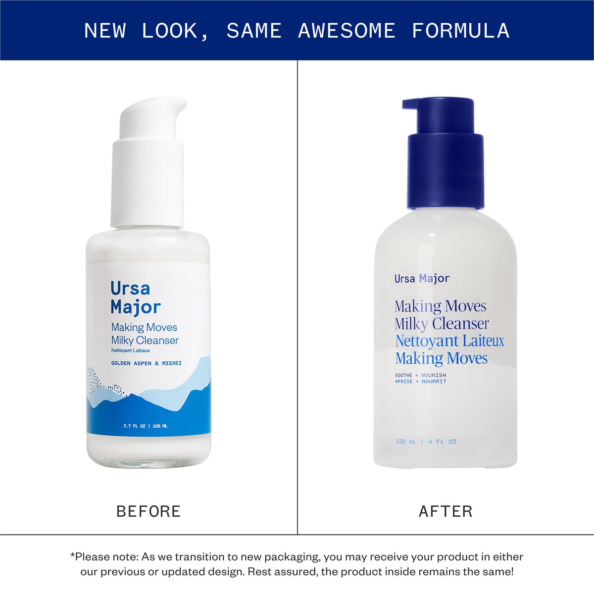 Ursa Major Making Moves Milky Cleanser texture close-up shows weightless hydration