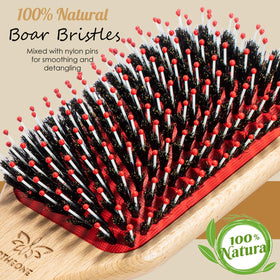 URTHEONE wooden handle close-up showing ergonomic design for comfort