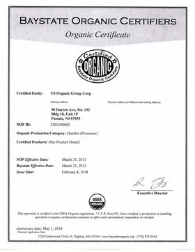 US Organic Apricot Kernel Oil packaging emphasizes GMP and USDA certifications.