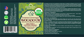 US Organic Avocado Oil dropper inside bottle for precise application