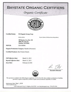 US Organic bergamot oil from bergamot peel with fresh citrus notes.