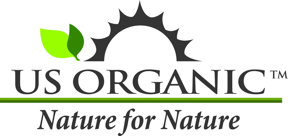 US Organic 15 ml oil packaging shown in USA packaging.
