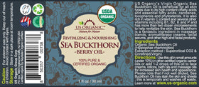 US Organic Sea Buckthorn Oil amber glass protects nutrients from light