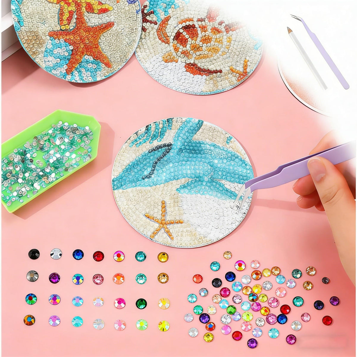 USLVL outdoor gear sparkles with weather-resistant resin gems.