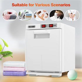 Utenzi compact mini towel warmer ideal for salons and homes.