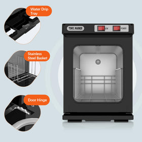 Utenzi Hot Towel Warmer shows capacity of 6-10 towels for busy days.