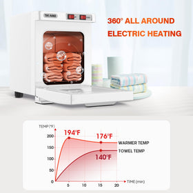 Utenzi towel warmer with adjustable temperature control for consistent warmth.