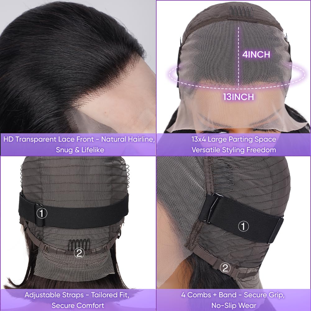 UTIDE cap with elastic band for secure glueless wear