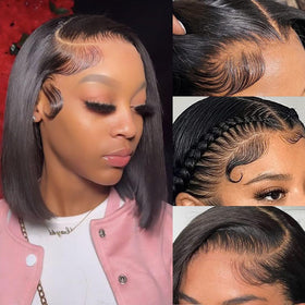 UTIDE HD lace detail demonstrates seamless scalp blend