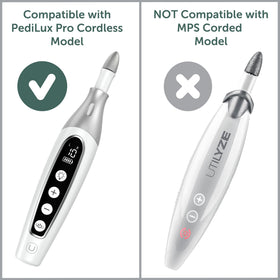 UTILYZE PediLux Pro sapphire callus sander for efficient smoothing
