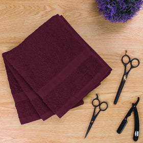 Utopia Towels burgundy towel, soft and absorbent fabric for daily use