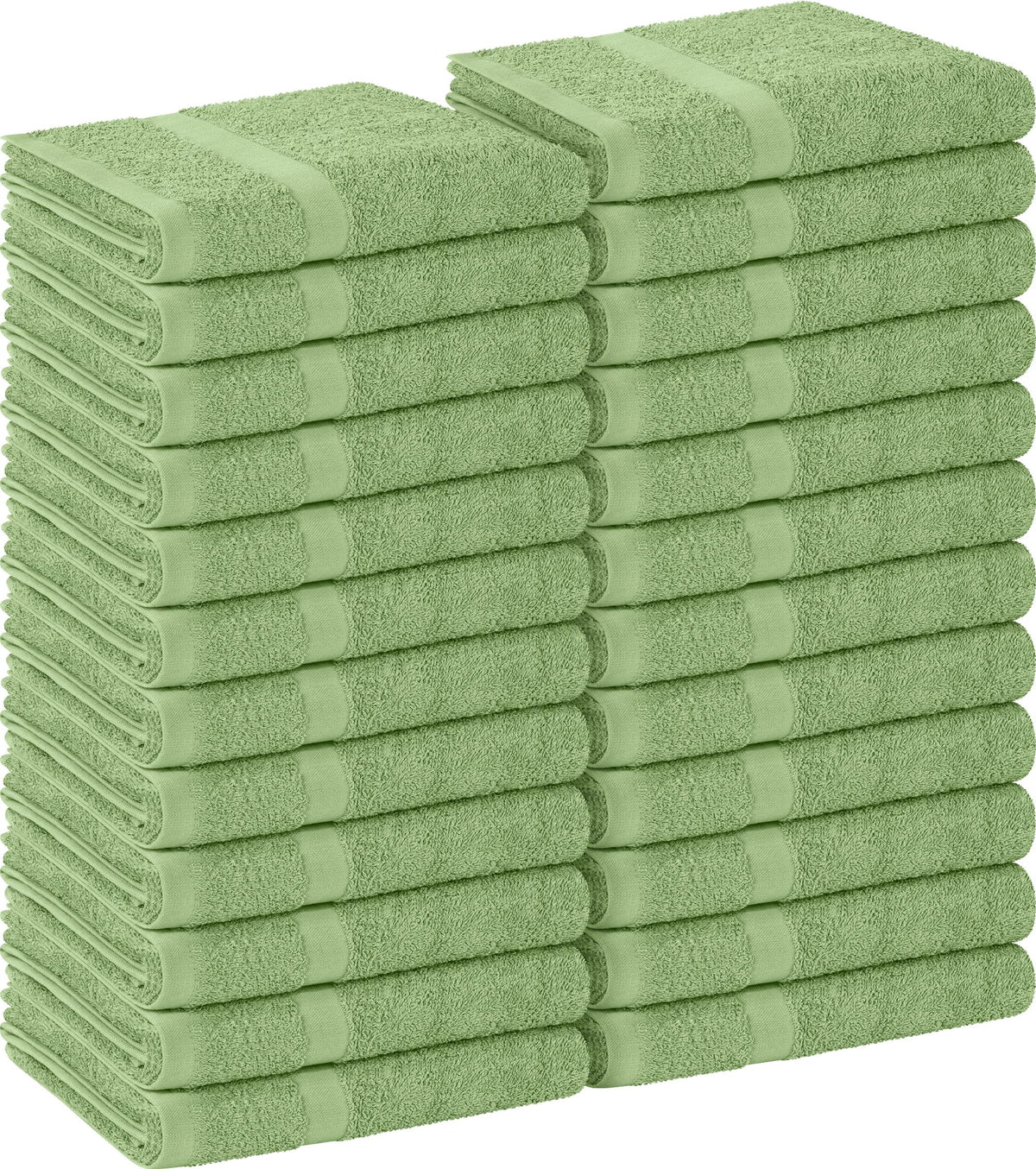 Utopia Towels salon towel pack 24 in sage green for professional and home use