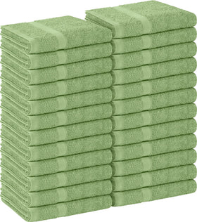 Utopia Towels salon towel pack 24 in sage green for professional and home use