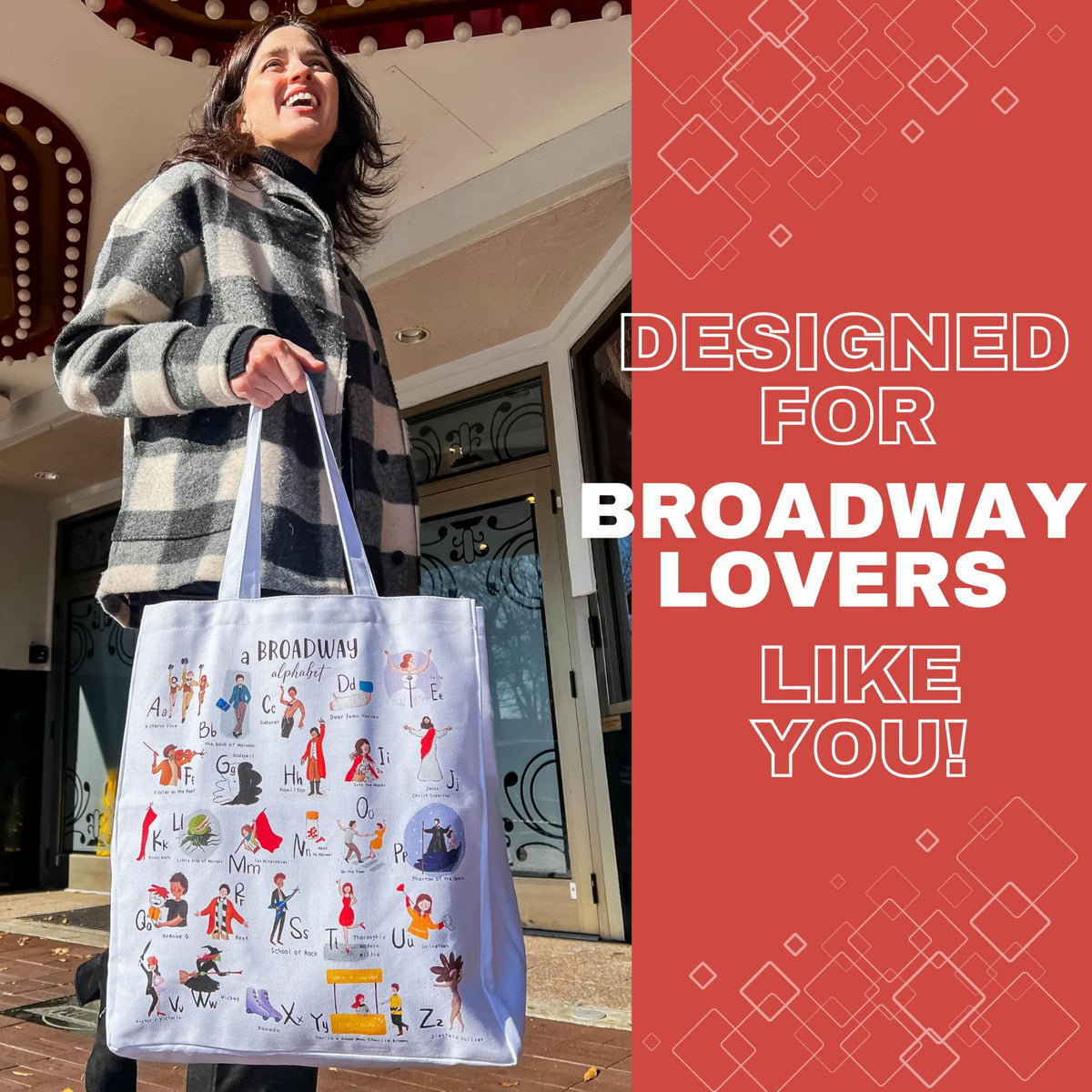 UTOPISH Broadway cosmetic bag open for makeup organization on the go