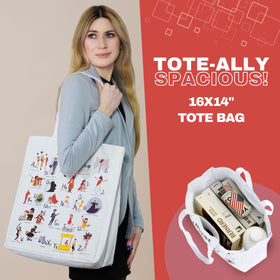 UTOPISH Broadway tote zip pocket detail for quick-access small items