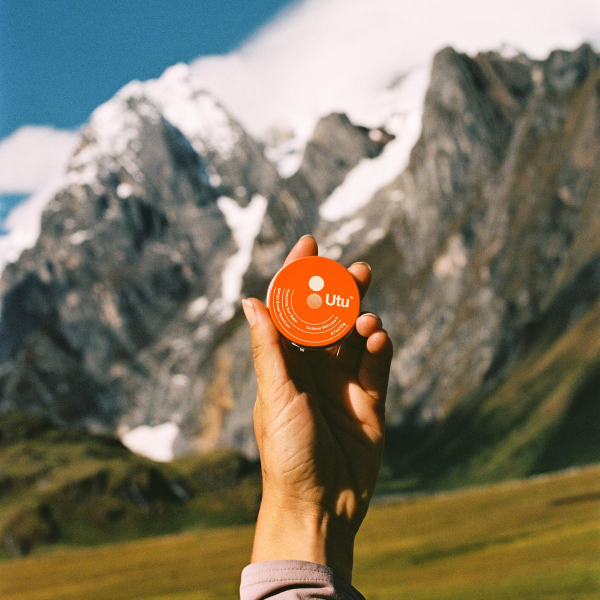 UTU planet-positive packaging and refillable options for sustainable skincare.