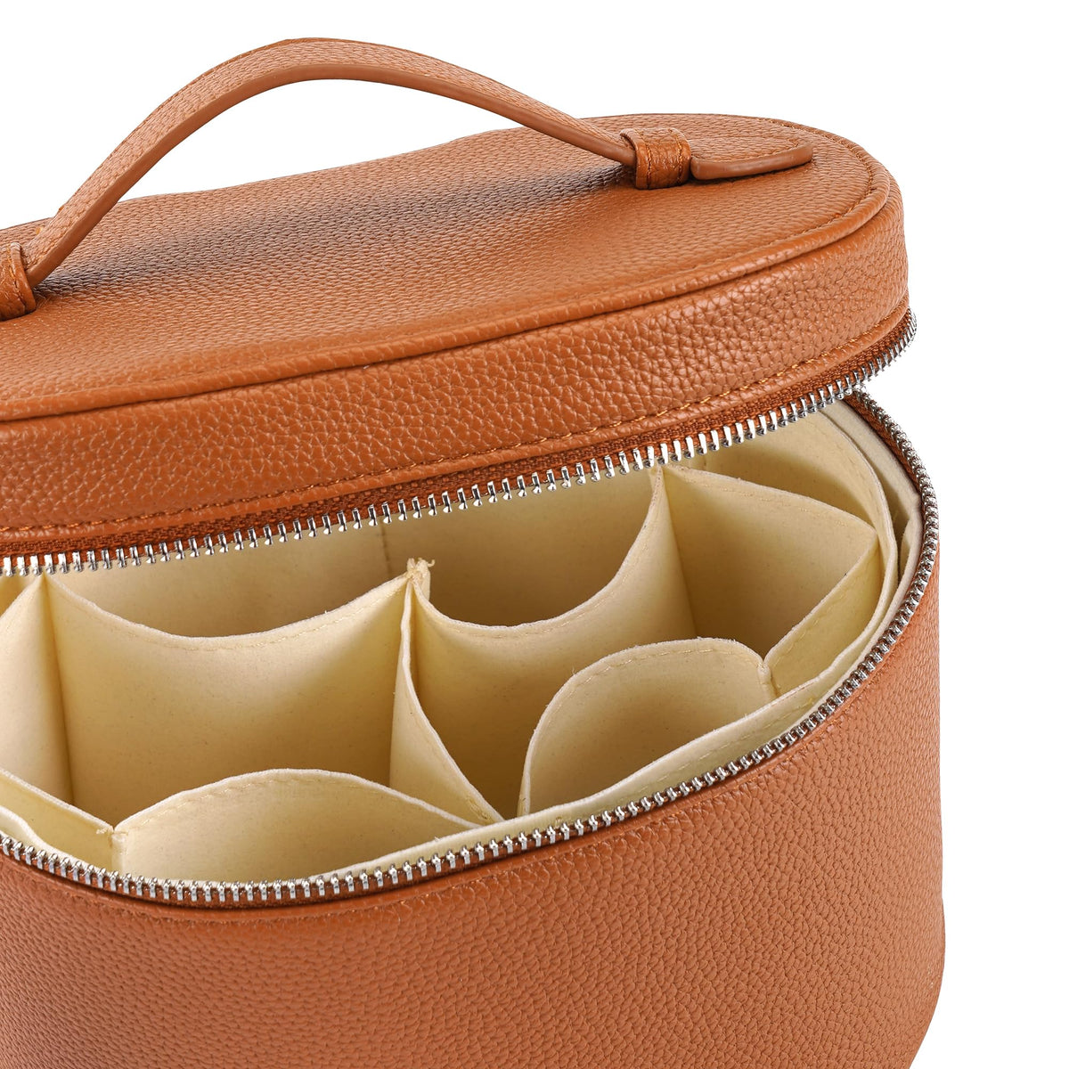UUYUUY makeup bag brush secure elastic keeps brushes tidy during travel