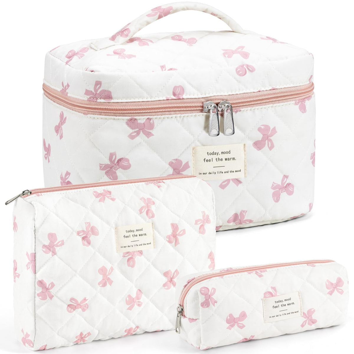 UUYUUY makeup bag large 6x6x9 for easy travel organization.