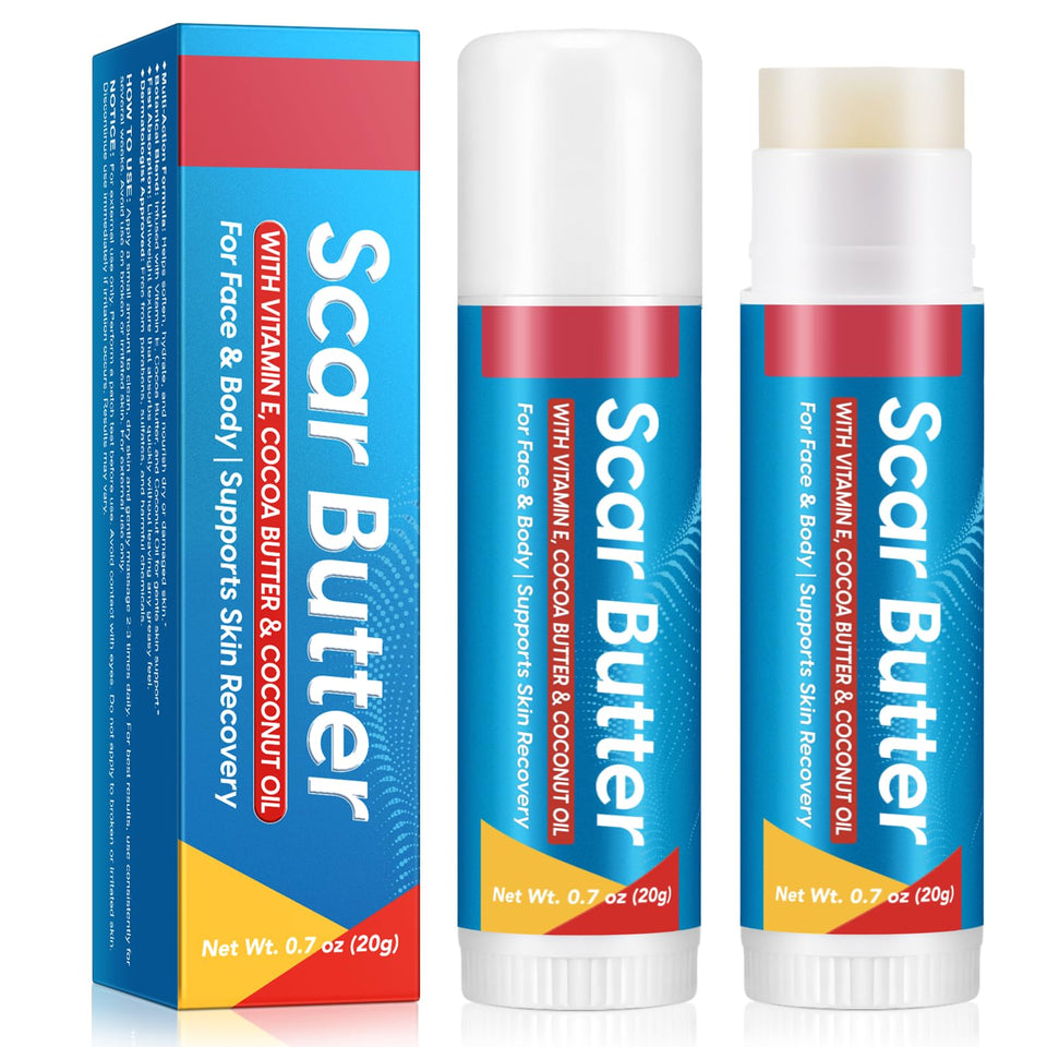UXENPHXF Scar Butter Stick wrapped for on-the-go moisture