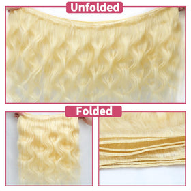 UYCLEJX 613 blonde bundles bleaching ready for color customization