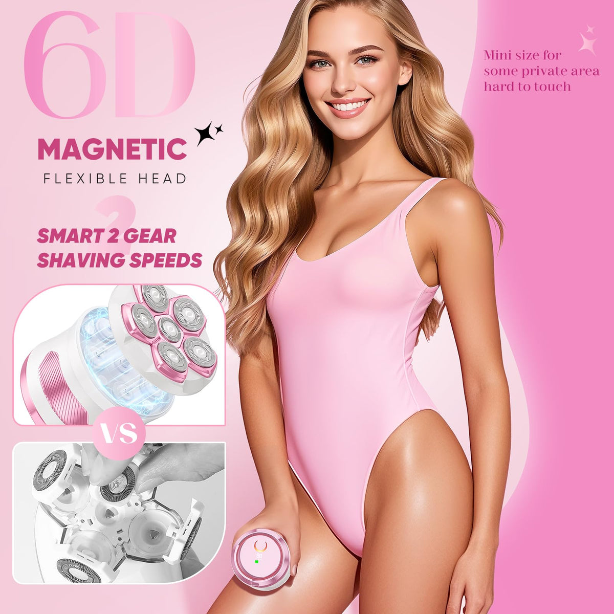 Two-speed adjustable design for customized care across body zones