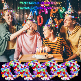UZLU beach party glow headband for night celebrations