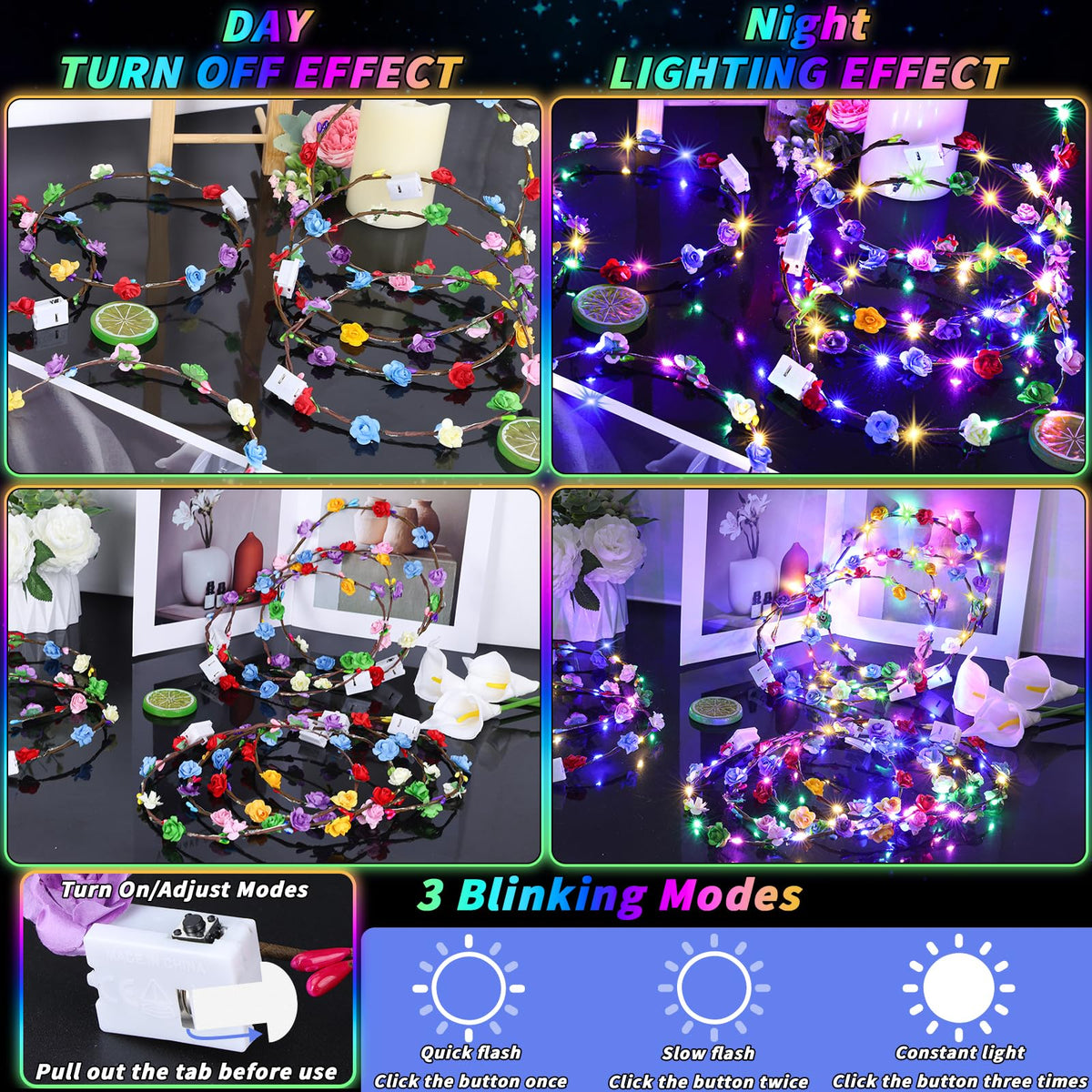UZLU light-up wreath for weddings provides romantic lighting