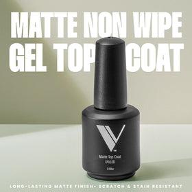 V Beauty Pure matte finish on nails offers a chic velvet look.