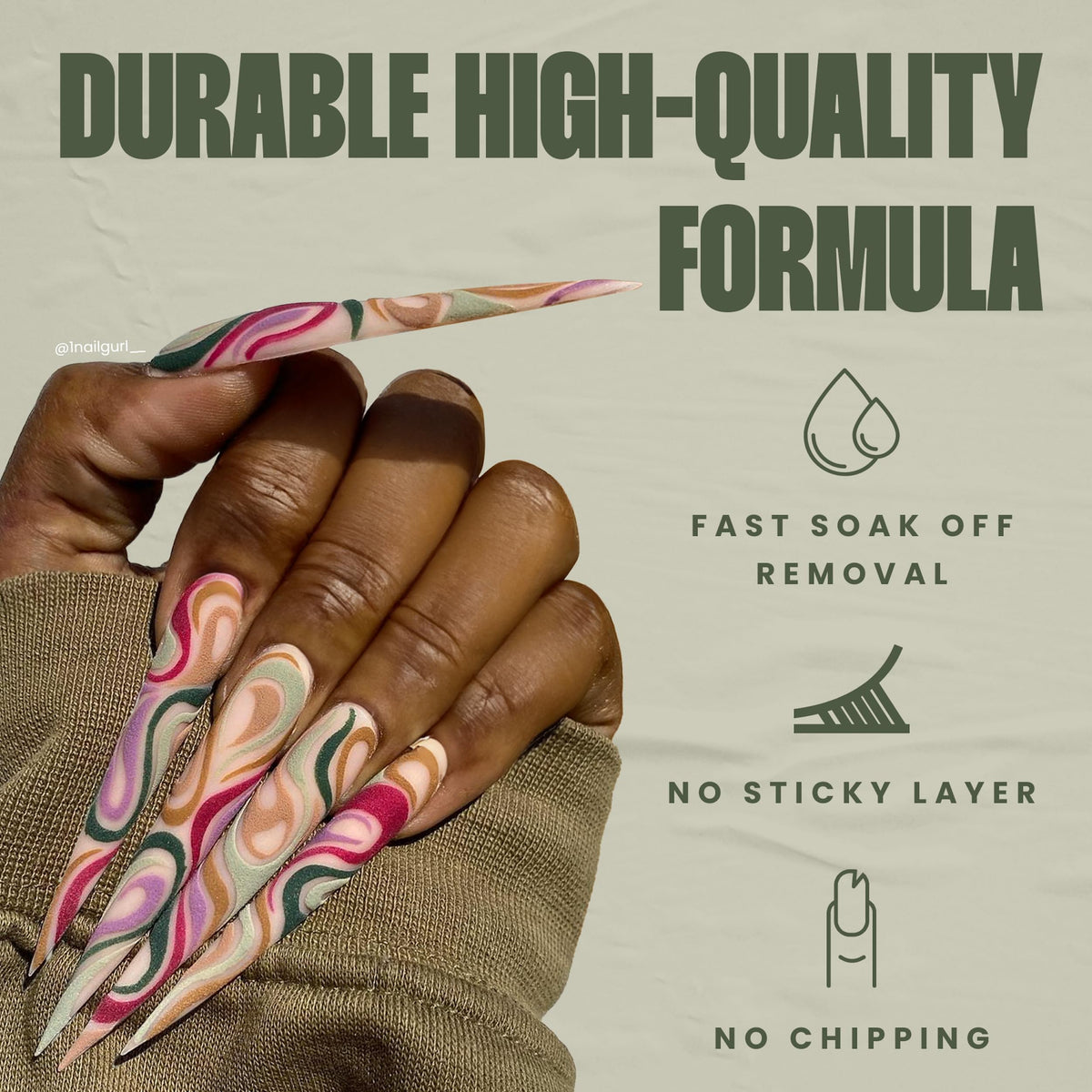 V Beauty Pure swatch shows matte texture and smooth application.