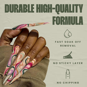 V Beauty Pure swatch shows matte texture and smooth application.