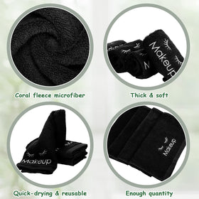 Vabean 13x13 inch towels give ample coverage for daily skincare.