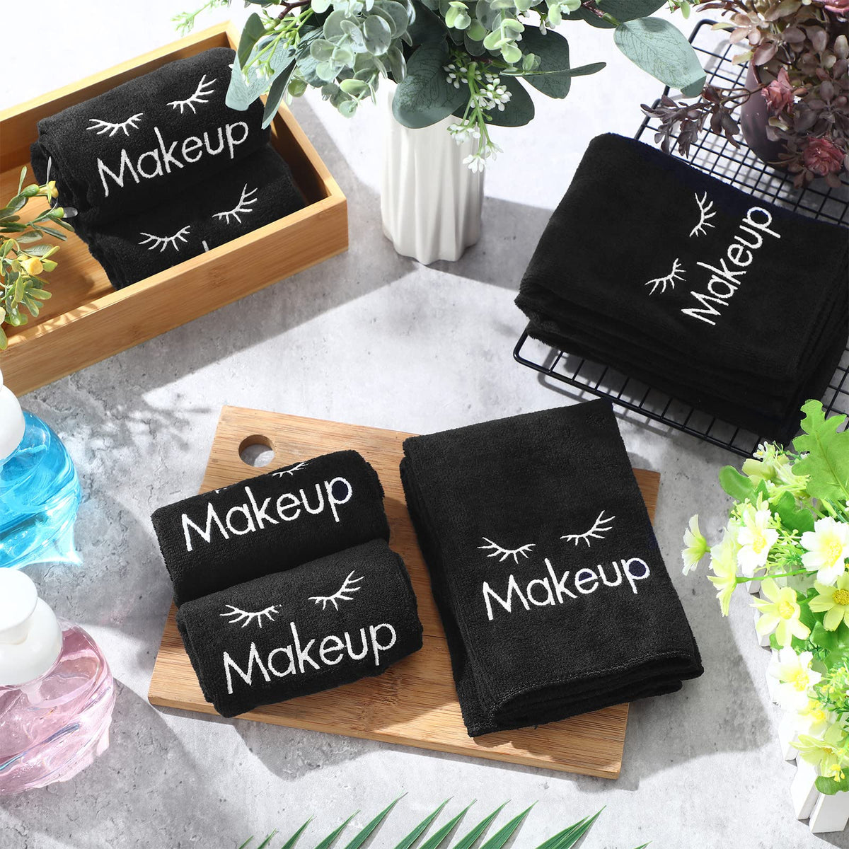 Vabean travel-friendly towels fit inside bags for on-the-go routines.