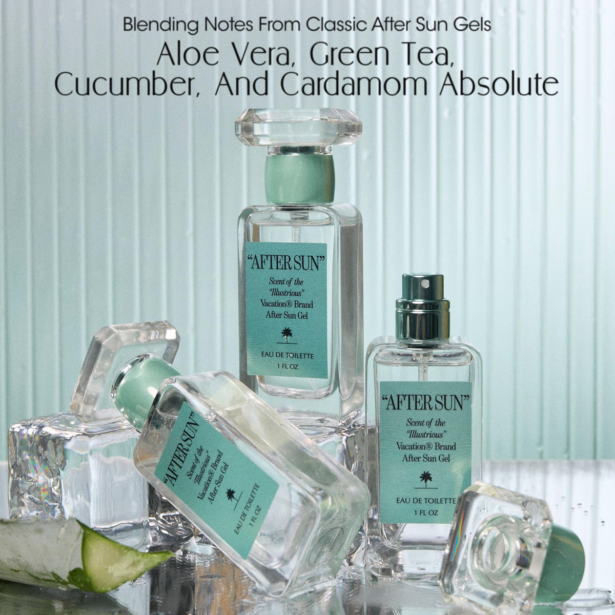 VACATION AFTER SUN base notes convey linen-like softness and breathability.