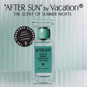 VACATION AFTER SUN packaging is travel-ready and gift-friendly.