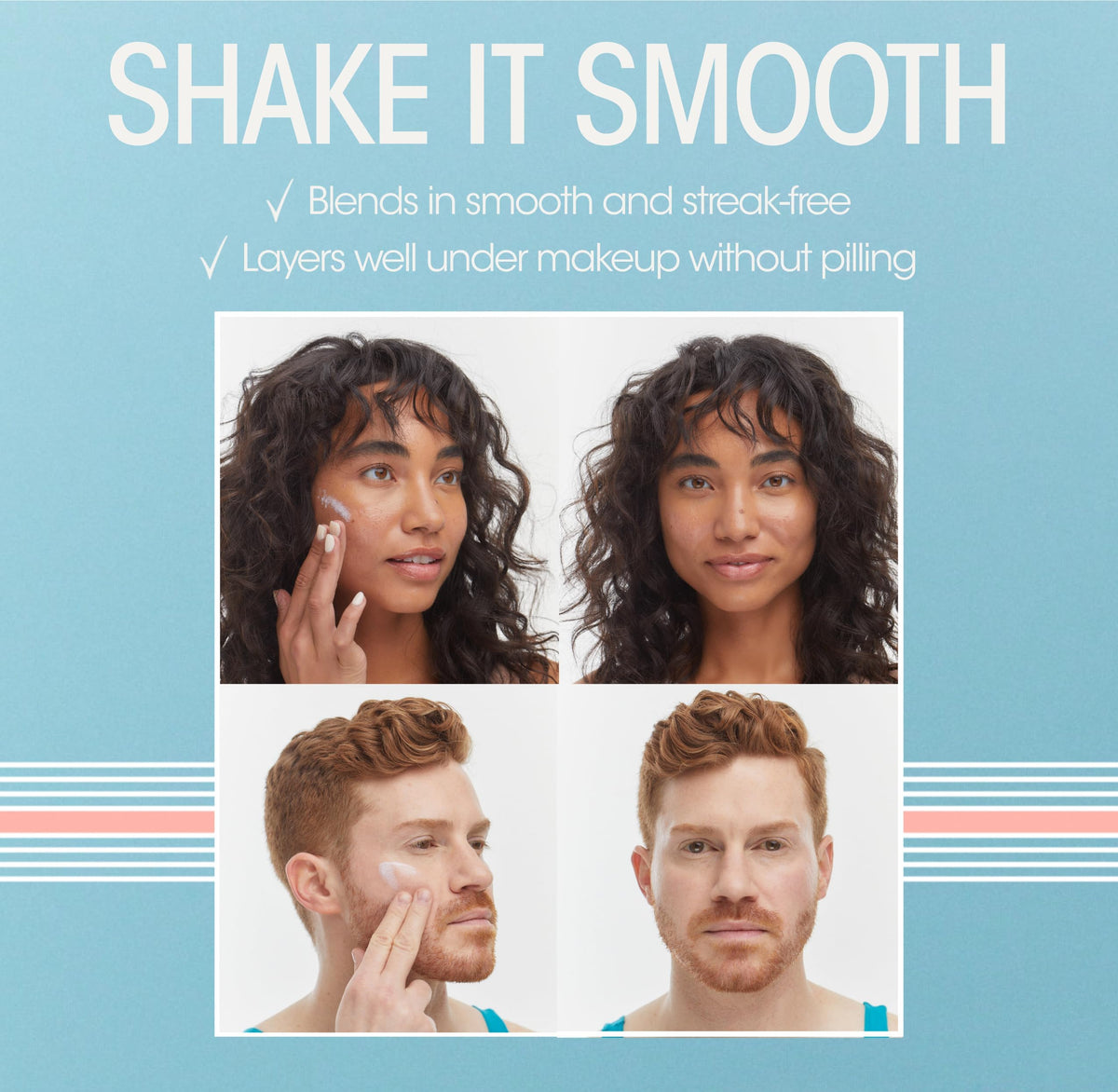 VACATION Shake Shake SPF 50 formula contains non-nano zinc oxide for protection.