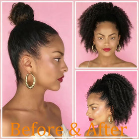 VADES easy clip-in ponytail for quick hairstyle changes