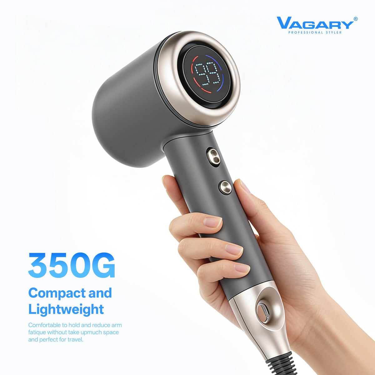 VAGARY champagne finish adds style to any vanity