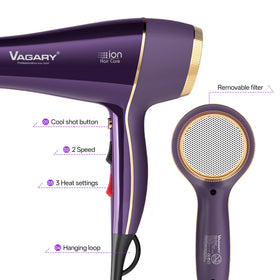 VAGARY long 8.2 ft cord enables flexible styling