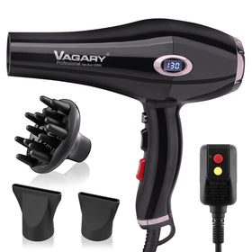 VAGARY diffuser nozzle for smooth airflow, reducing frizz and enhancing curl definition.