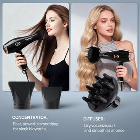 VAGARY temperature display helps you adjust heat precisely for comfortable styling sessions.